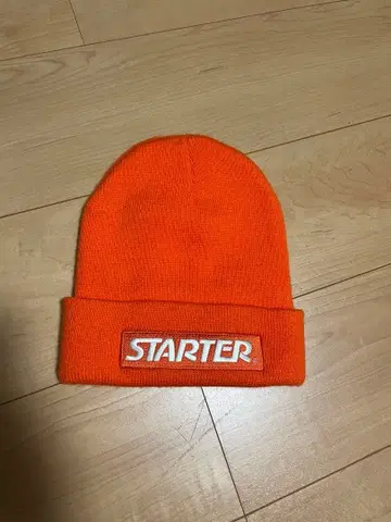 오렌지 STARTER 니트 모자