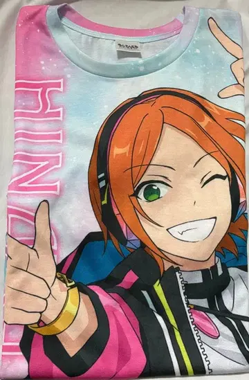 아오이 히나타 앙스타 풀 그래픽 T셔츠
