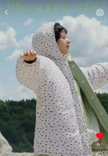 리틀 미니 꽃무늬 다운 자켓 littlesunnybite