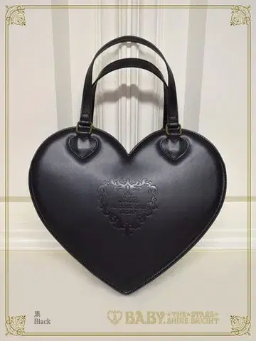 BABY, 블랙 BABY 3WAY 하트 Bag