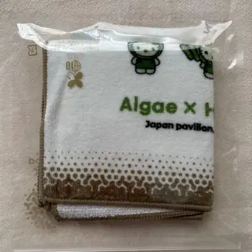 오사카 간사이 박람회 헬로키티 해조류 타월 손수건