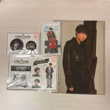 마츠무라 호쿠토 아크릴 스탠드 캔뱃지 스티커 파일