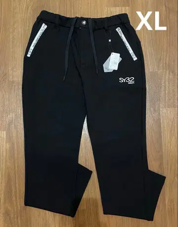 SY32 SWEET YEARS 남성용 종이상자 니트 팬츠 XL 블랙