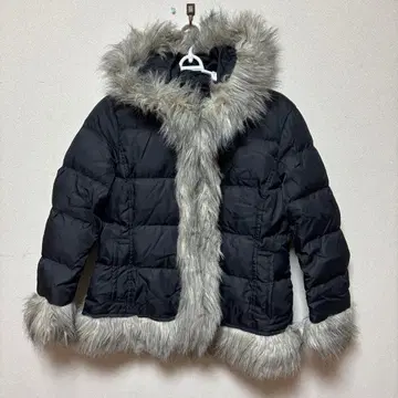 UNIQLO 퍼 후드 다운 자켓 아우터 (XL) 여성용