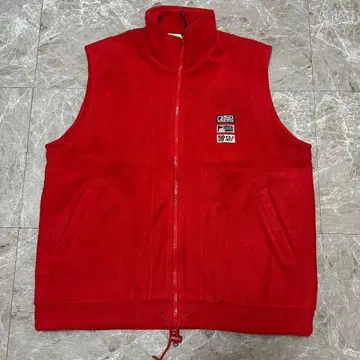 QUIMILI 플리스 레드 베스트 L g6