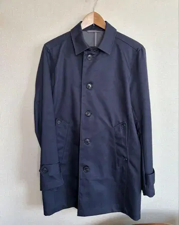 a.v.v 후드 부착 면 코트