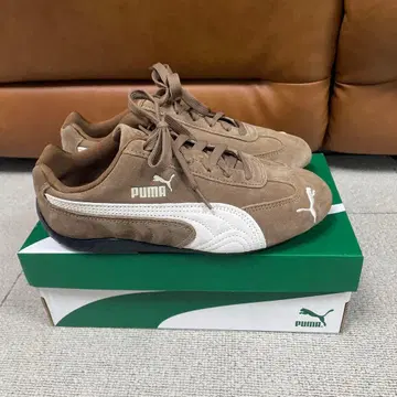 PUMA 스웨이드 브라운 SPEED CAT 23.5