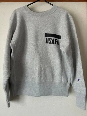 챔피온 맨투맨 USAFA 그레이 S 챔피온 트레이닝복