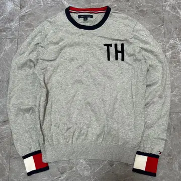 TOMMY HILFIGER 그레이 스웨터 S/P g6