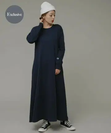 새상품 Champion Sonny Label 쭈리 맨투맨 텐트 원피스