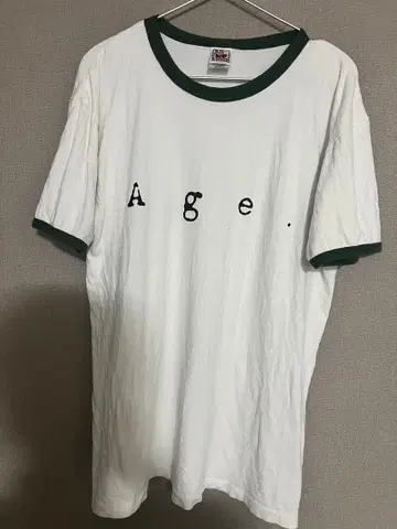 Age Factory 링거T 화이트 XL 사이즈