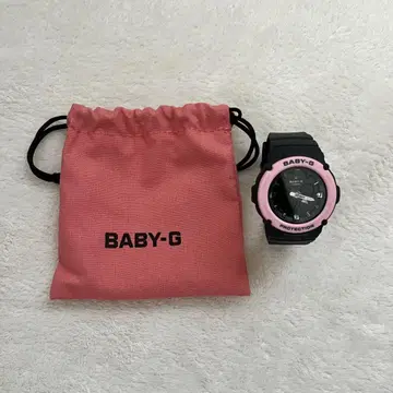 CASIO BABY-G 손목시계 블랙 핑크
