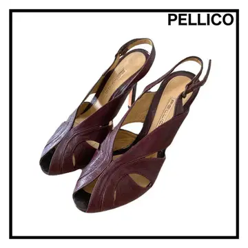 PELLICO 펠리코 하이힐 펌프스 이탈리아제 퍼플 더스트백 포함