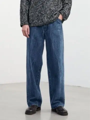 VINTAGE SLUB STRAIGHT DENIM