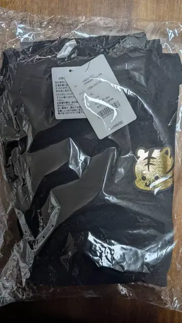 CUNE 토라짱 호일 프린트 후드티 XL 사이즈