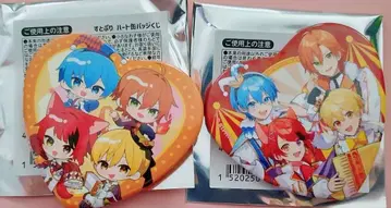 스토푸리 Strawberry Circus 하트 캔뱃지 4인 ver.