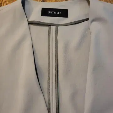 UNTITLED 노카라 자켓 그레이