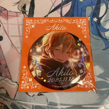 프로세카 축제 의상 컬렉션 복권 하피콜 금박 캔뱃지 아키토