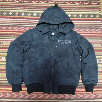 AVIREX MFG. 카모 패턴 플라이트 자켓