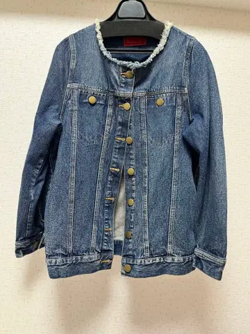 somari 빈티지풍 데님 자켓