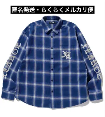 Xlarge 체크 플란넬 셔츠