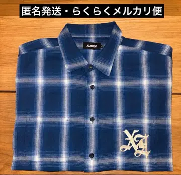 Xlarge 체크 플란넬 셔츠