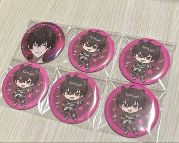 사에키 잇테츠 HEROES 하프 애니버서리 캔뱃지 6개 세트