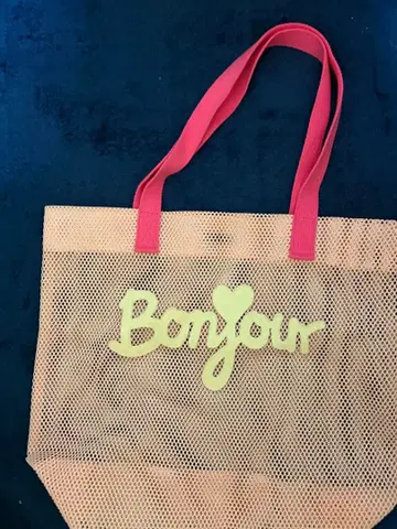 메쉬 토트백 Bonjour