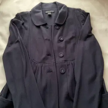 네이비 라운드 자켓 네이비 컬러