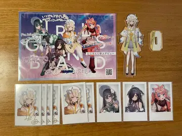 니지산지 카쿠도 미카루 플라이어 아크릴 스탠드 폴라로이드풍 카드