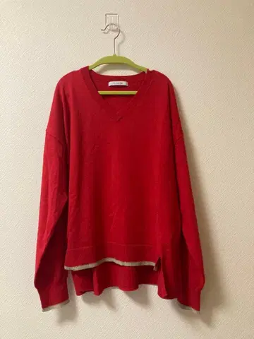 trois V넥 긴팔 니트