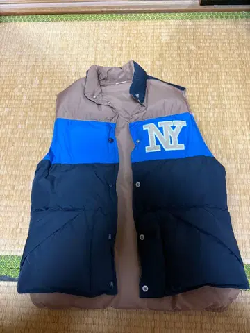 Champion NY 로고 다운 베스트 Women's L