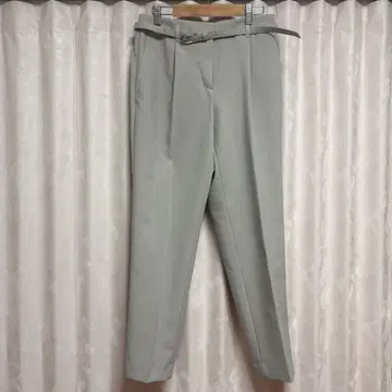 PLST 폴리에스테르 옥스 테이퍼드 팬츠