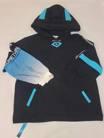 Favorite 하늘색 고양이 귀 후드티