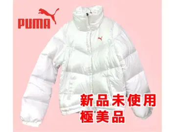 [컨디션 최상] 새상품 PUMA 화이트 다운 자켓 M 다운 95%