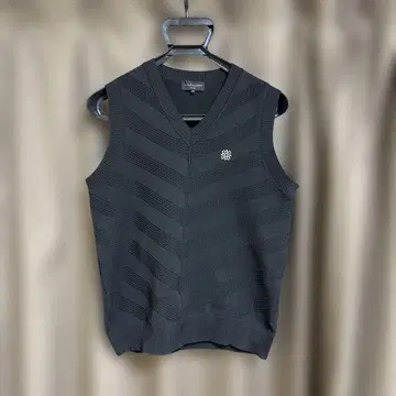 세인트 앤드류스 니트 베스트 스트레치 새상품급 블랙 M