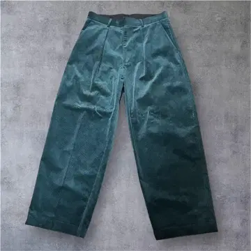 URBAN RESEARCH 코듀로이 슬랙스 M 그린