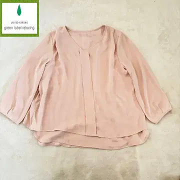 그린 라벨 릴랙싱 긴팔 셔츠 핑크 계열 사이즈 기재 무 M-L