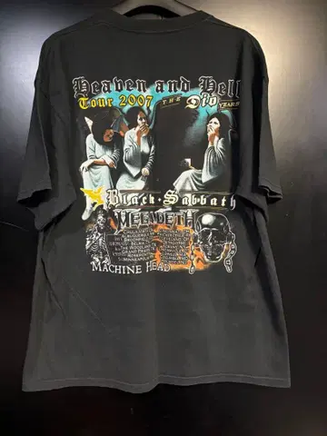 초레어 BLACK SABBATH THE DIO YEARS 티셔츠 XL