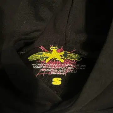 Sp5der OG Web Hoodie Black Size S