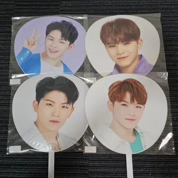 SEVENTEEN WOOZI 부채 4장 세트