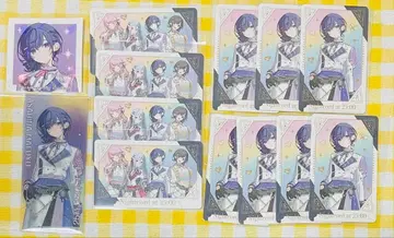 프로세카 감사제 그리팅 카드 클리어 책갈피 아사히나 마후유 스티커