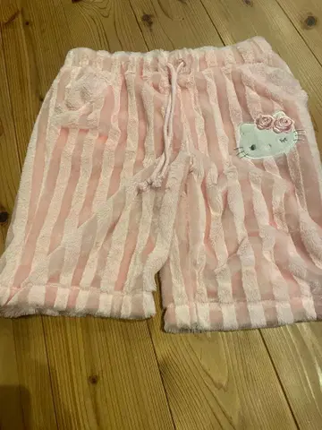 헬로키티 핑크 플리스 룸웨어