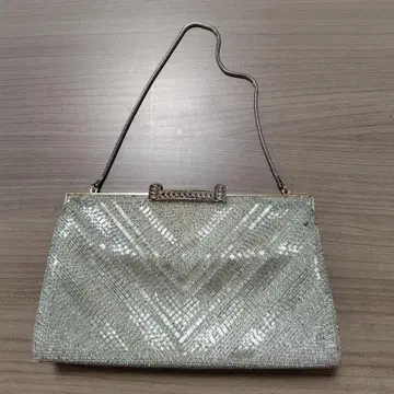 빈티지 비즈 백 실버