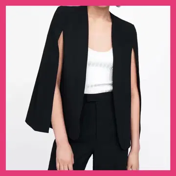 블랙 스타일리쉬 자켓 노카라 블랙 수트 겉옷 ZARA풍 한국