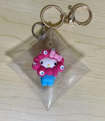 헬로키티 라이온 디자인 키링