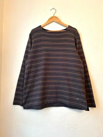 크로커다일 긴팔 티셔츠 상의 보더 LL