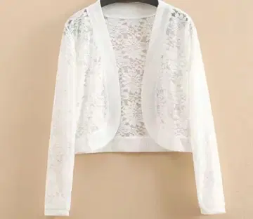 화이트 레이스 가디건