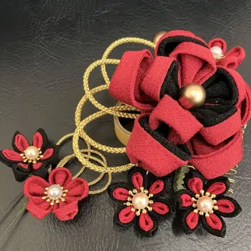 머리 장식 츠마미자이쿠 성인식 졸업식 시치고산 후리소데 무료배송 15