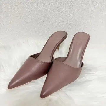 새상품 GYDA 포인트 뮬 제이다 핑크 핀힐